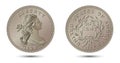 Vector American money, one cent coin, 1796-1807. Royalty Free Stock Photo